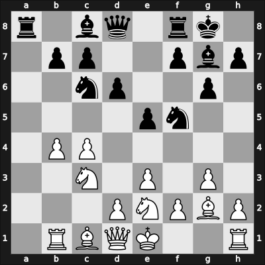 1957 Rio de Janeiro zt – Round 1 – Bianco Esposito, Antonio – 0-1 – Najdorf, Miguel – G4