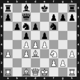 1957 Rio de Janeiro zt – Round 1 – Rubio Aguado, Fernando – 1/2-1/2 – Najdorf, Miguel – G12