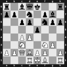 1957 Rio de Janeiro zt – Round 1 – Blanco Cruz, Wara – 0-1 – Najdorf, Miguel – G25