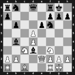 1957 Rio de Janeiro zt – Round 1 – Engels, Ludwig – 1/2-1/2 – Sanguineti, Raúl Carlos – G31