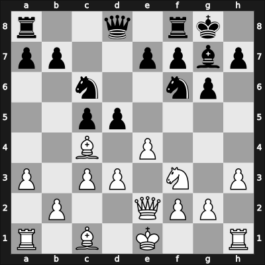 1957 Rio de Janeiro zt – Round 1 – Engels, Ludwig – 1/2-1/2 – Mangini, Jose Henrique de Mello – G48