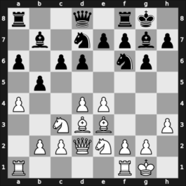 1957 San Benedetto – Round 2 – Vukovic, Sava – 1/2-1/2 – Barcza, Gedeon – G10
