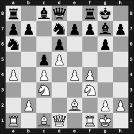 1957 San Benedetto – Round 3 – Florian, Tibor – 1/2-1/2 – Giustolisi, Alberto – G13
