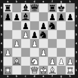 1957 San Benedetto – Round 7 – Gereben, Erno – 1/2-1/2 – Mueller, Hans – G33