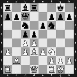 1957 San Benedetto – Round 8 – Mueller, Hans – 1/2-1/2 – Giustolisi, Alberto – G39