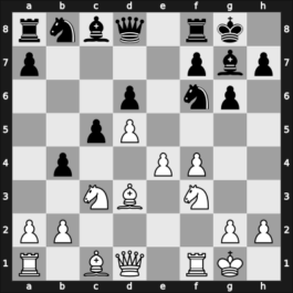 1957 Sao Paulo – Round 5 – Zacharias Guardia, Jose Bismarck – 0-1 – Najdorf, Miguel – G6
