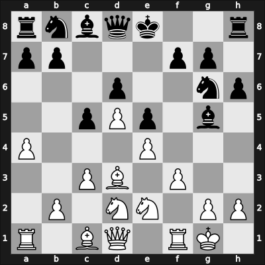 1957 Sofia zt Sofia BUL – Round 1 – Neikirkh, Oleg – 1/2-1/2 – Beni, Alfred – G13
