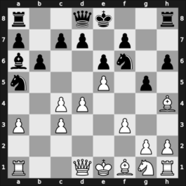 1957 Sofia zt Sofia BUL – Round 1 – Mititelu, Gheorghe – 1-0 – Fuchs, Reinhart – G18