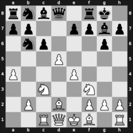 1957 Sofia zt Sofia BUL – Round 1 – Basjuni, Sad Zaglul – 1/2-1/2 – Barcza, Gedeon – G33