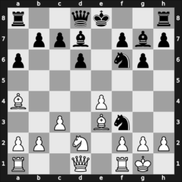 1957 Sofia zt Sofia BUL – Round 1 – Matanovic, Aleksandar – 1/2-1/2 – Filip, Miroslav – G37