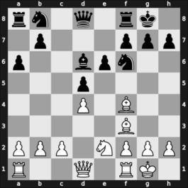 1957 Sombor – Round 1 – Tot, Bora – 1/2-1/2 – Matulovic, M. – G7