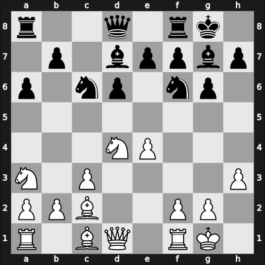 1957 Sombor – Round 1 – Kozomara, Vlado – 1/2-1/2 – Bogdanovic, Rajko – G20