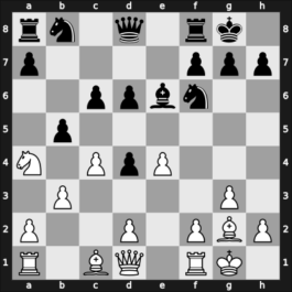1957 Sombor – Round 2 – Milic, Borislav – 1/2-1/2 – Rakic, Tomislav – G37