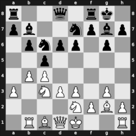 1957 Sombor – Round 3 – Pirc, Vasja – 1/2-1/2 – Trifunovic, Petar – G42