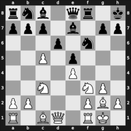 1957 Sombor – Round 5 – Vukovic, Sava – 1/2-1/2 – Milic, Borislav – G58