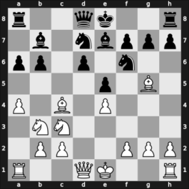 1957 Sombor – Round 6 – Djurasevic, Bozidar – 1/2-1/2 – Ivkov, Borislav – G70