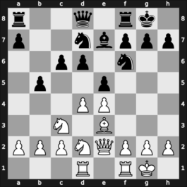 1957 Sombor – Round 9 – Smailbegovic, Hasan – 1/2-1/2 – Rakic, Tomislav – G99