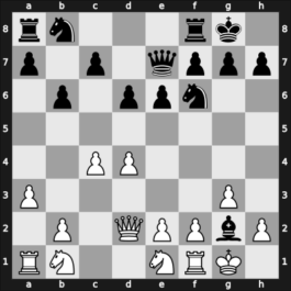 1957 Sombor – Round 10 – Udovcic, Mijo – 1/2-1/2 – Ivkov, Borislav – G102