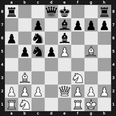 1957 Sombor – Round 12 – Milic, Borislav – 1/2-1/2 – Karaklajic, Nikola – G121