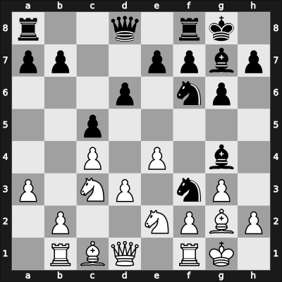 1957 Sombor – Round 14 – Vukovic, Sava – 1-0 – Matulovic, Milan – G134