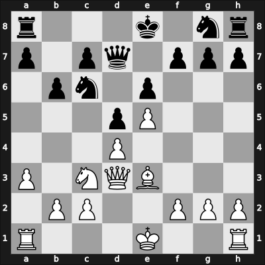 1957 Sombor – Round 14 – Rakic, Tomislav – 1/2-1/2 – Marić, Rudolf – G135