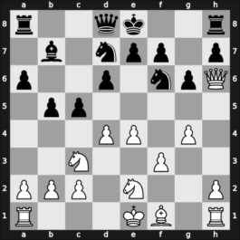 1957 Sombor – Round 16 – Smailbegovic, Hasan – 1/2-1/2 – Pirc, Vasja – G158