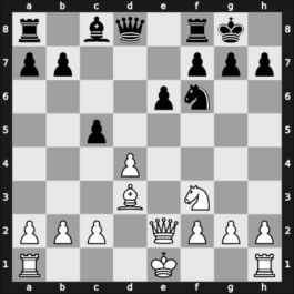 1957 Sombor – Round 18 – Milic, Borislav – 1/2-1/2 – Trifunovic, Petar – G175