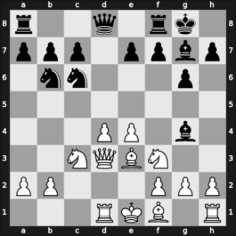 1957 UKR Ch – Round ? – Zamikhovsky, Abram – 0-1 – Lilienthal, Andor – G9