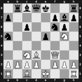 1957 UKR Ch – Round ? – Sakharov, Yuri N – 1-0 – Shianovsky, Vladislav I – G12