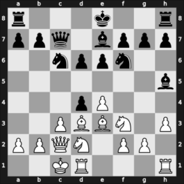 1957 URS Ch sf – Round 6 – Poliak, Abram – 0-1 – Ravinsky, Grigory – G6