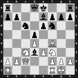 1957 URS Ch sf – Round 1 – Blagidze, Alexander – 1/2-1/2 – Mnatsakanian, Eduard A – G2
