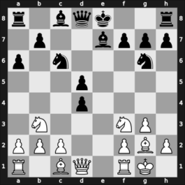 1957 URS Ch sf – Round 1 – Giterman, Shlomo – 1-0 – Mnatsakanian, Eduard A – G7