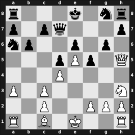 1957 URS Ch, semi final – Round 2 – Khasin, Abram – 0-1 – Blagidze, Alexander – G20
