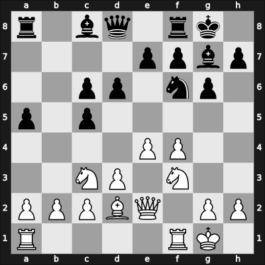 1957 URS Ch, semi final – Round 3 – Chistiakov, Alexander – 1-0 – Nikolaevsky, Yuri V – G25
