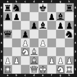 1957 URS Ch, semi final – Round 4 – Mikenas, Vladas – 0-1 – Bannik, Anatolij – G37