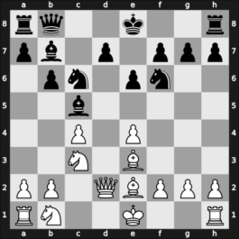 1957 URS Ch, semi final – Round 4 – Bonch-Osmolovsky, Mikhail – 1/2-1/2 – Bastrikov, Georgy – G38