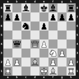 1957 URS Ch, semi final – Round 5 – Petrosian, Tigran A. – 1/2-1/2 – Furman, Slavomir – G51
