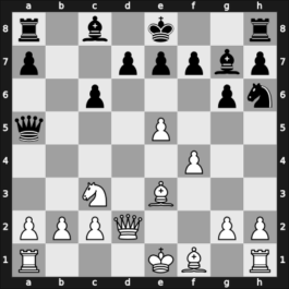 1957 URS Ch, semi final – Round 7 – Shiyanovsky, Vladislav Ivanovich – 1-0 – Sokolsky, Alexey – G65