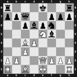 1957 URS Ch, semi final – Round 7 – Bonch-Osmolovsky, Mikhail – 0-1 – Mikenas, Vladas – G68