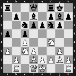 1957 URS Ch, semi final – Round 8 – Kotov Lundqvist, Alex – 1-0 – Bastrikov, Georgy – G71