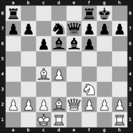 1957 URS Ch, semi final – Round 8 – Vasiukov, Evgeni – 1/2-1/2 – Goldberg, Grigory A – G76