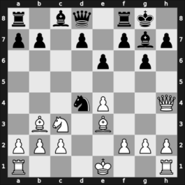 1957 URS Ch, semi final – Round 9 – Bastrikov, Georgy – 1/2-1/2 – Furman, Slavomir – G84