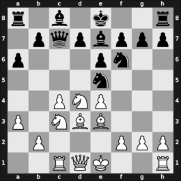 1957 URS Ch, semi final – Round 10 – Sokolsky, Alexey – 1-0 – Bastrikov, Georgy – G91