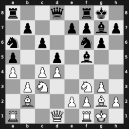 1957 URS Ch, semi final – Round 10 – Reshko, Aron – 1/2-1/2 – Geller, Efim P – G97