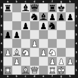 1957 URS Ch, semi final – Round 12 – Kotov Lundqvist, Alex – 1-0 – Sakharov, Yuri G. – G107