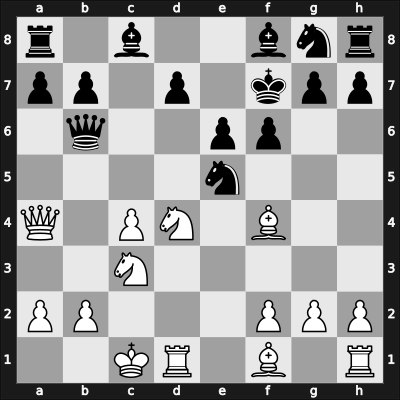 1957 URS Ch, semi final – Round 12 – Sokolsky, Alexey – 1-0 – Bonch-Osmolovsky, Mikhail – G108