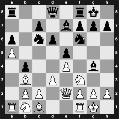 1957 URS Ch, semi final – Round 12 – Chistiakov, Alexander – 0-1 – Bannik, Anatolij – G112