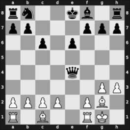 1957 URS Ch, semi final – Round 15 – Geller, Efim P – 1/2-1/2 – Petrosian, Tigran A. – G137