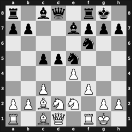 1957 URS Ch, semi final – Round 16 – Blagidze, Alexander – 0-1 – Bastrikov, Georgy – G144