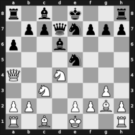 1957 URS Ch, semi final – Round 16 – Reshko, Aron – 0-1 – Sakharov, Yuri G. – G150